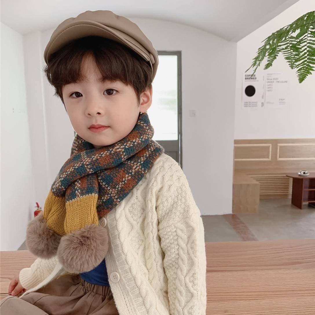 儿童围巾秋冬女童围脖2025新款宝宝脖套交叉针织毛线男童护颈冬季,童装/婴儿装/亲子装,围巾,淘宝优惠券,粉丝福利购,淘宝优惠卷