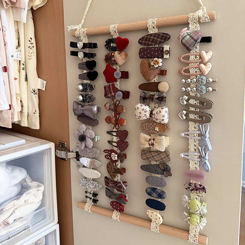 发夹收纳壁挂发卡展示板收纳架发箍整理神器浴室上墙家用儿童夹子,收纳整理,首饰架,淘宝优惠券,粉丝福利购,淘宝优惠卷