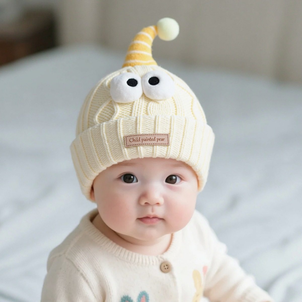 婴儿帽子秋冬季保暖加厚针织套头帽男女宝宝出游防风小月龄毛线帽,童装/婴儿装/亲子装,耳套/耳暖,淘宝优惠券,粉丝福利购,淘宝优惠卷