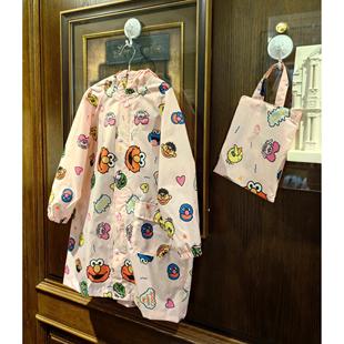 男女小学生儿童书包位雨衣幼儿园宝宝分体雨 .新2024日系卡通薄款