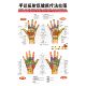 手按摩穴位图手部反射区大挂图人体针灸手部穴位与病症对照图墙贴