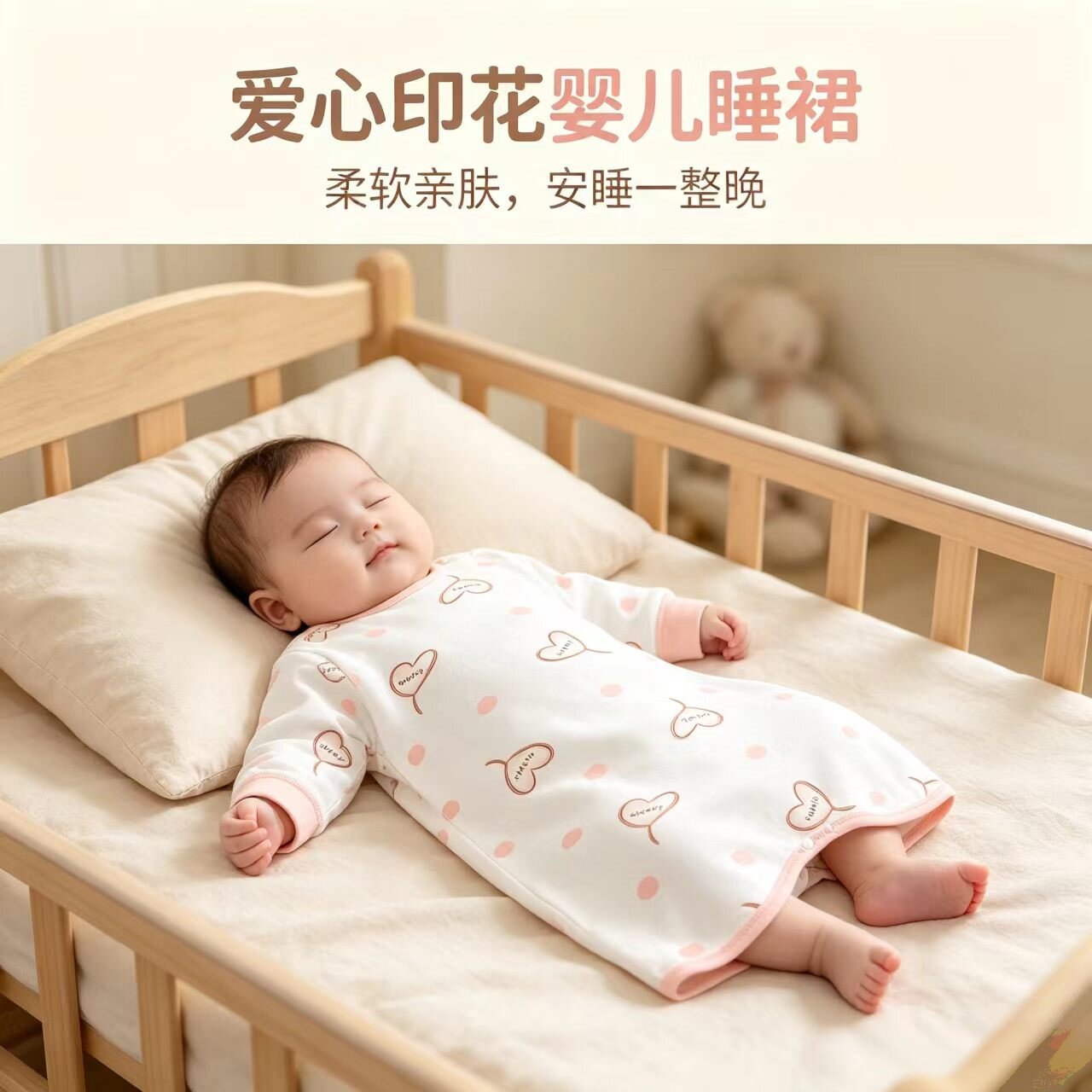 儿童无骨连体睡袋宝宝四季睡袍