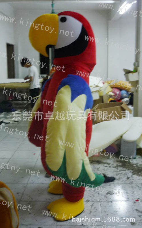 定做卡通人偶服装 卡通服饰表演服装行走人偶鹦鹉