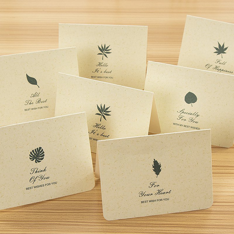 新年祝福卡创意留言卡中秋贺卡节日感谢卡教师节贺卡信封套装现货