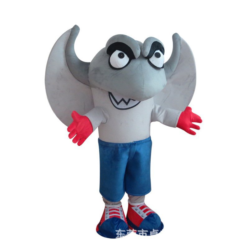 鲨鱼卡通人偶服装动玩偶服饰定行走公仔服制作表演道具