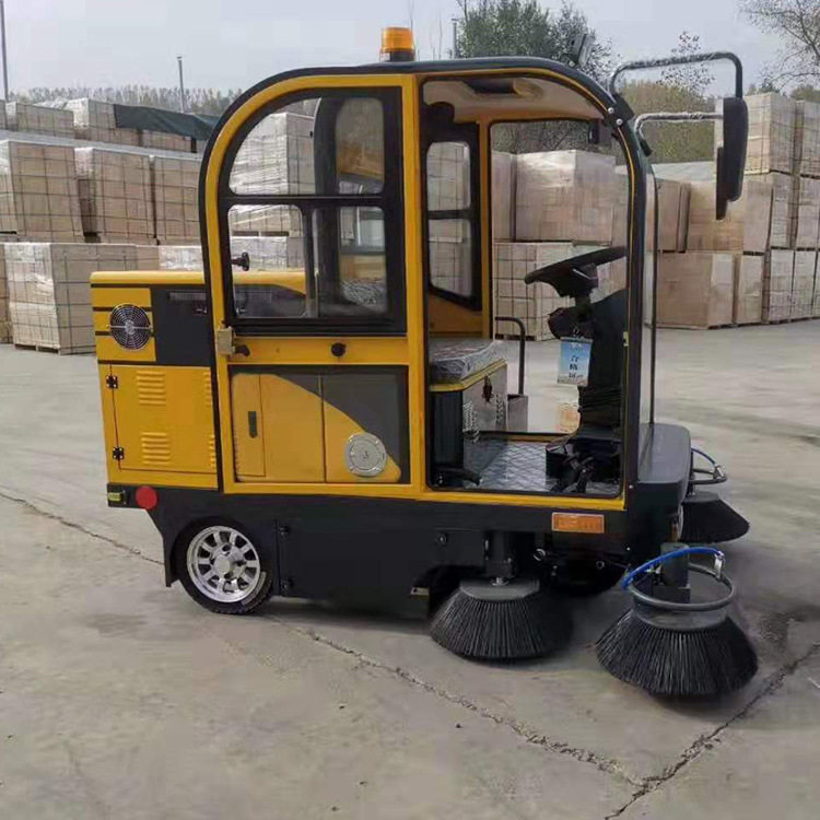 程煤全封闭扫地车 驾驶式电动清扫车 四轮扫地车