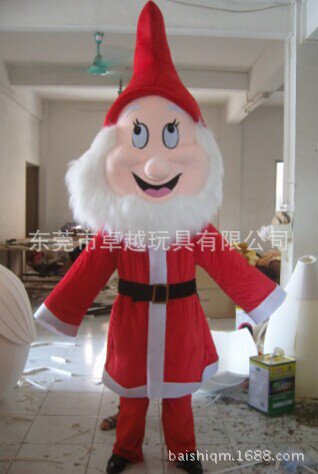 出口版圣诞老人道具 卡通人偶服装 动漫人偶