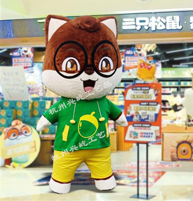 卡通人偶服装定 制行走人偶头套玩偶服吉祥物充气服穿戴人偶道具