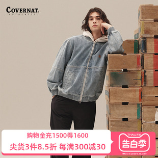 牛仔外套男潮流宽松上衣夹克CO2303JK46 Covernat秋季 新品