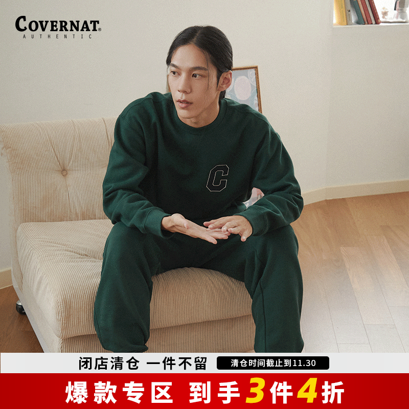 Covernat套头卫衣加绒上衣