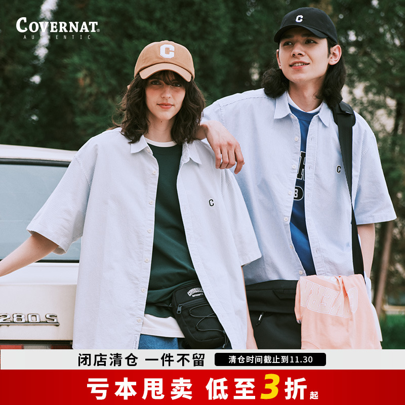 covernat方领短袖休闲风