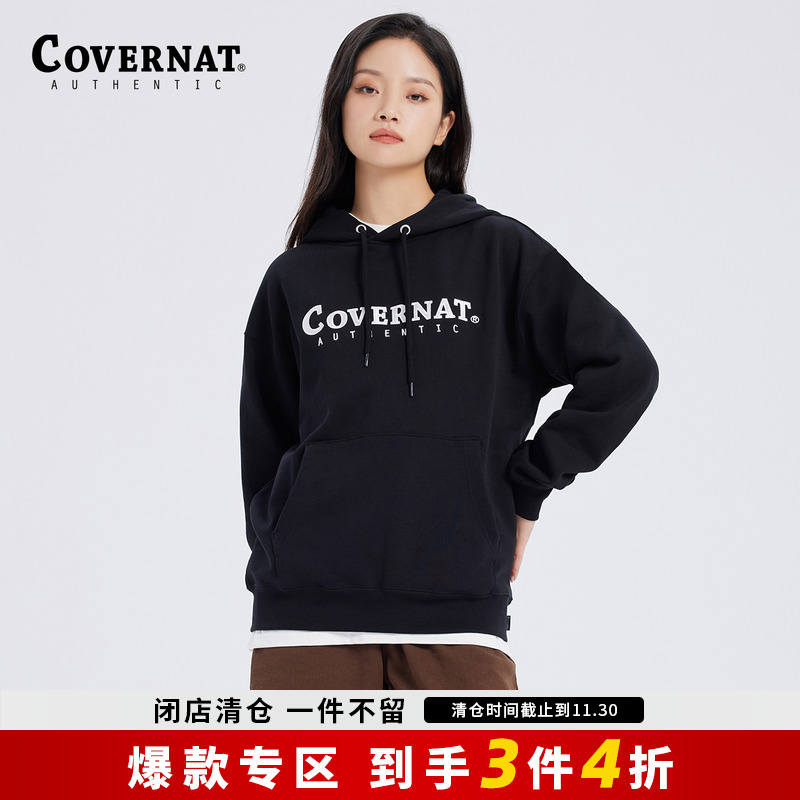 covernat情侣款卫衣男女早秋套头