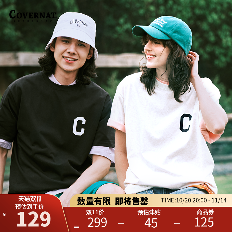 covernat圆领休闲宽松T恤