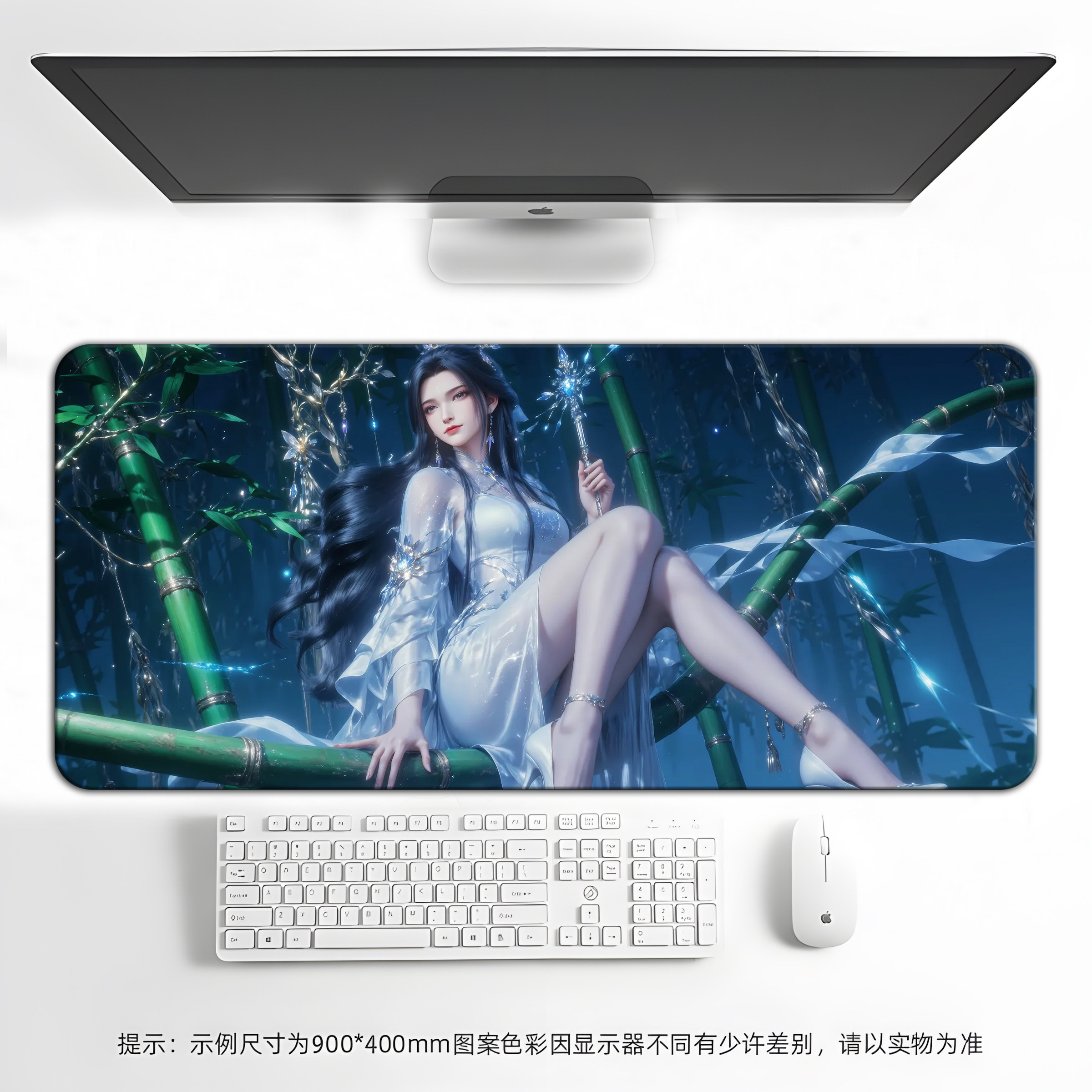 诛仙陆雪琪鼠标垫超大桌垫办公游戏古风美女国漫火灵儿动漫键盘垫