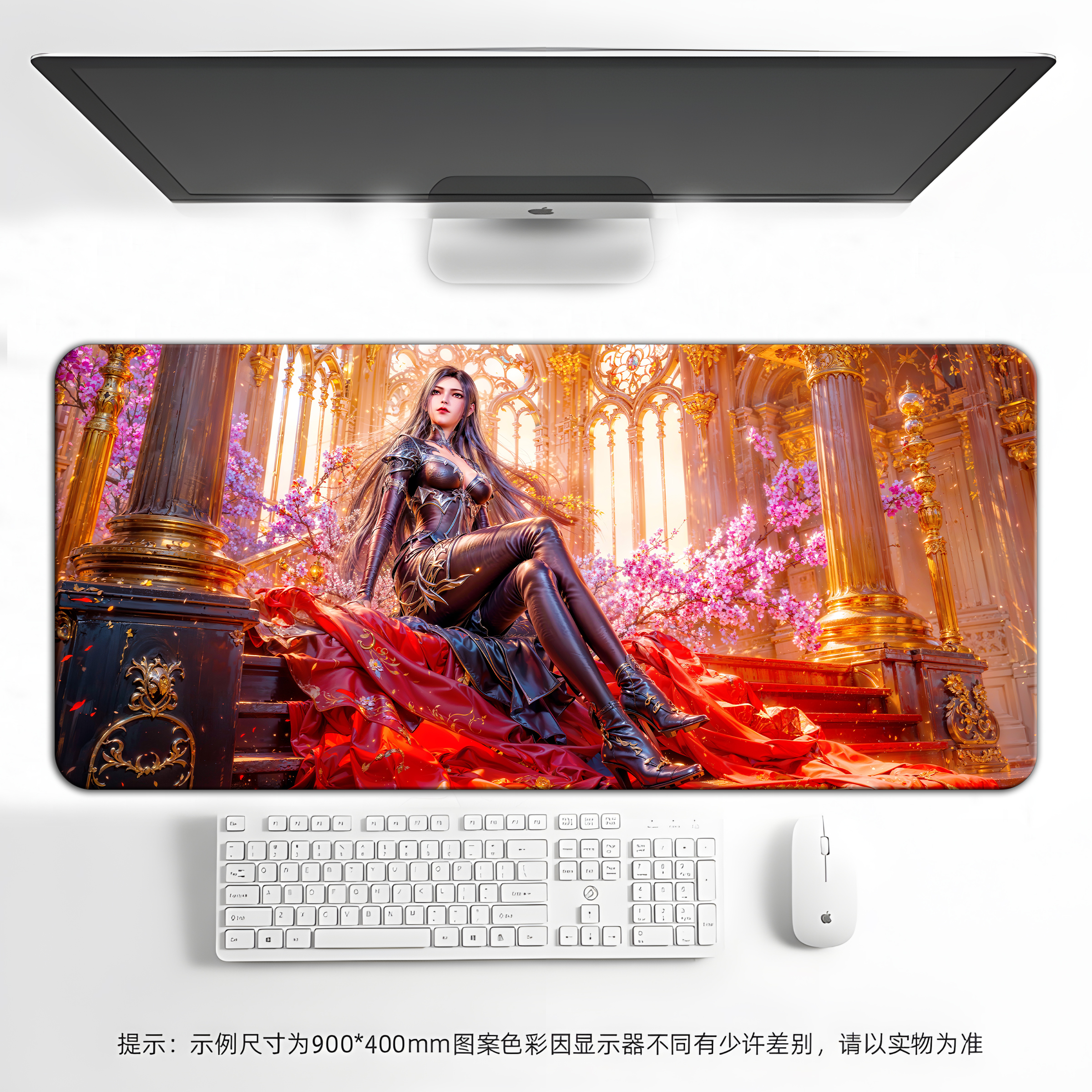 斗罗大陆周边宁荣荣鼠标垫唐三千仞雪朱竹清小舞戴沐白书桌键盘垫