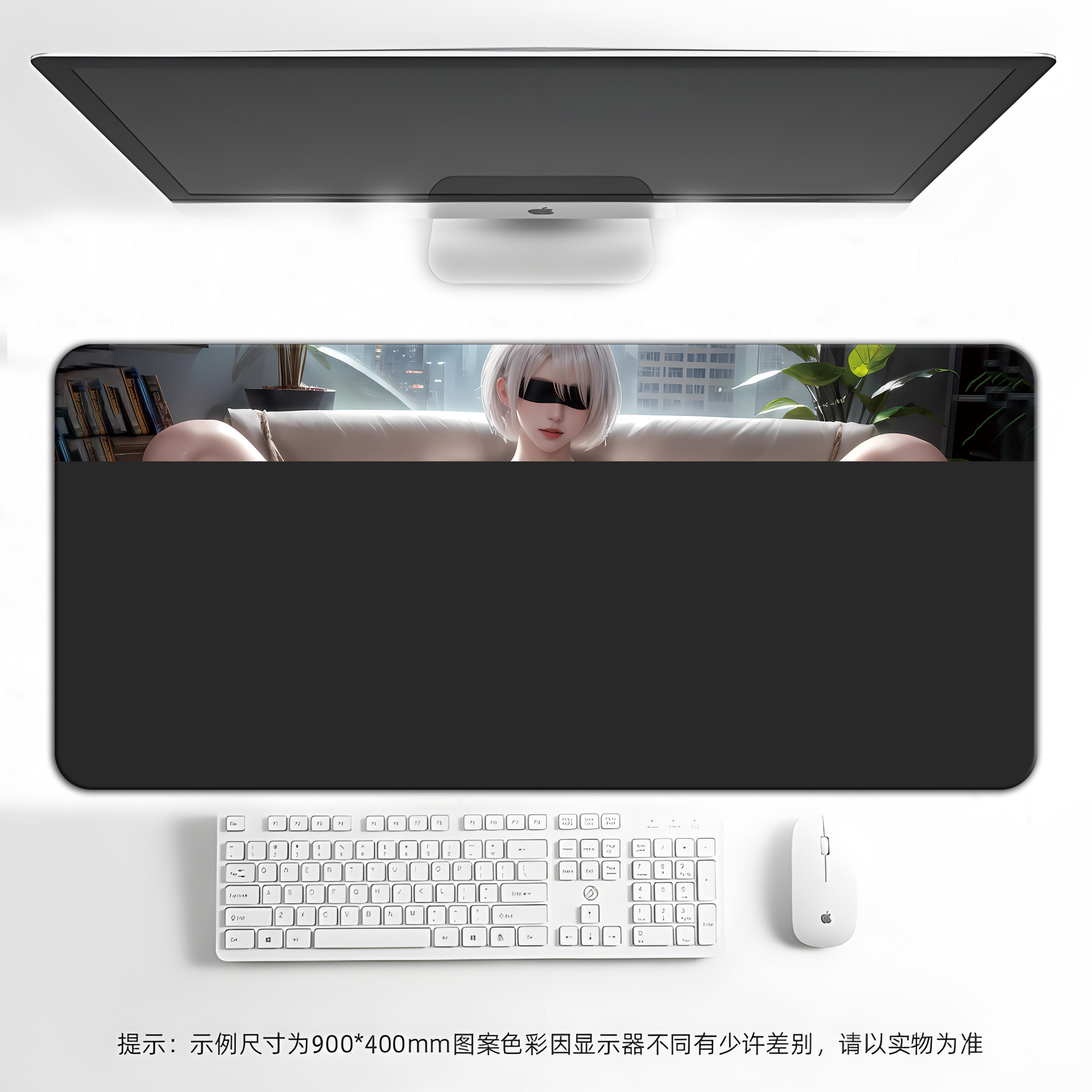 尼尔机械纪元游戏周边鼠标垫2b小姐姐NieR键盘桌垫超大电竞鼠标垫