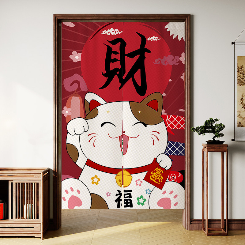 布帘遮挡帘帘子免打孔安装图片