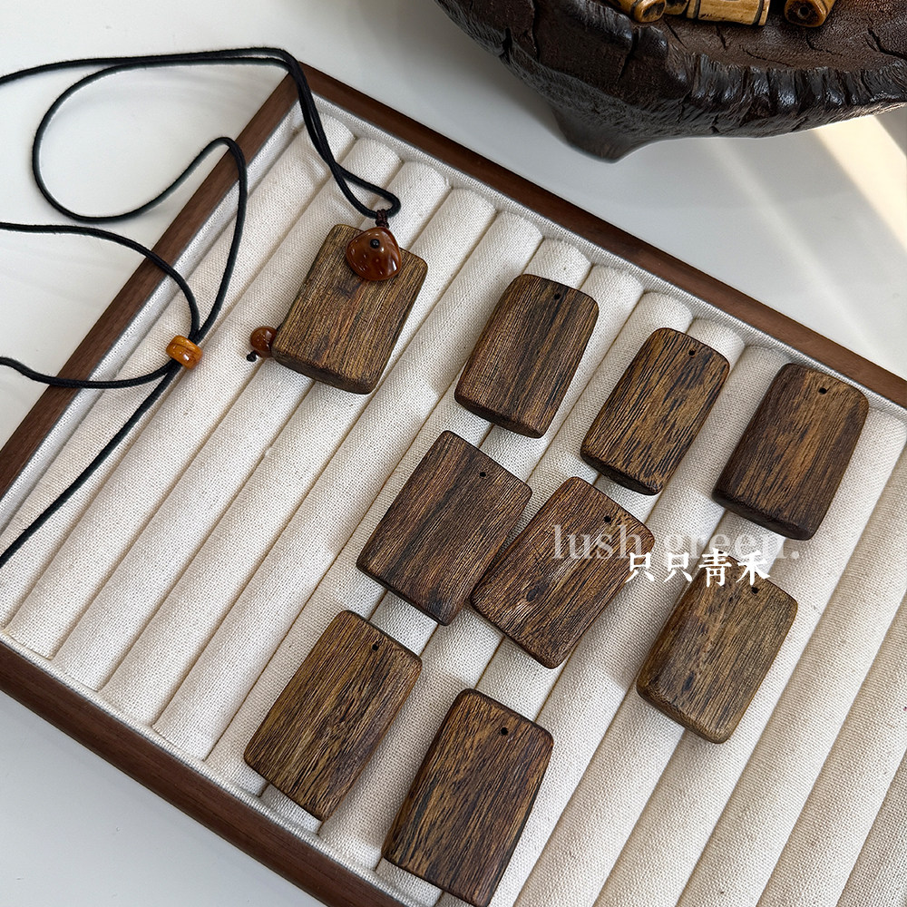 只只青禾原创设计小众沉香无事牌