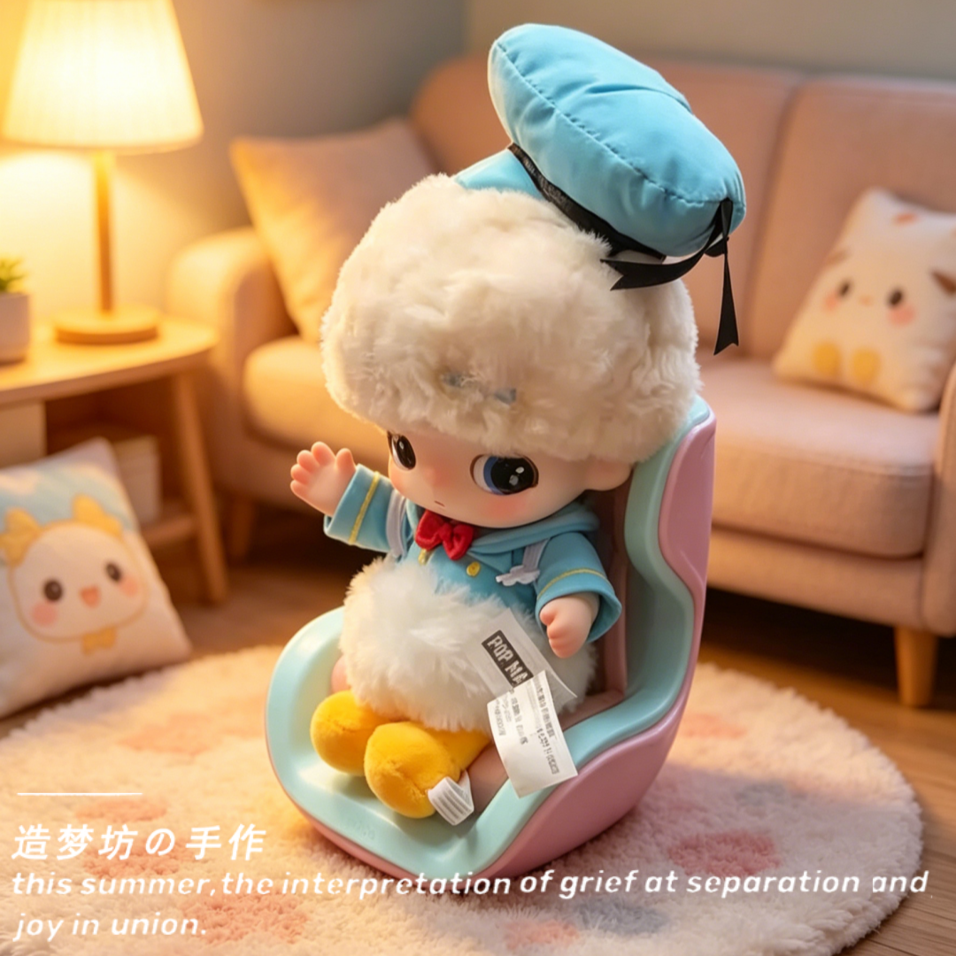 车载娃娃座椅玩偶固定适用于新生日记dimoo公仔安全座椅汽车摆件