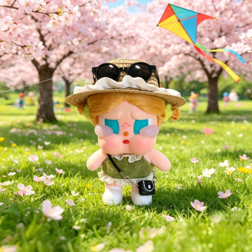 泡泡玛特小哭娃衣服crybaby咕噜咕噜的夏天糖胶盲盒户外娃衣配饰