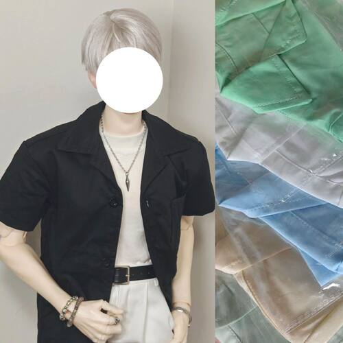 适用于BJD75叔休闲短袖衬