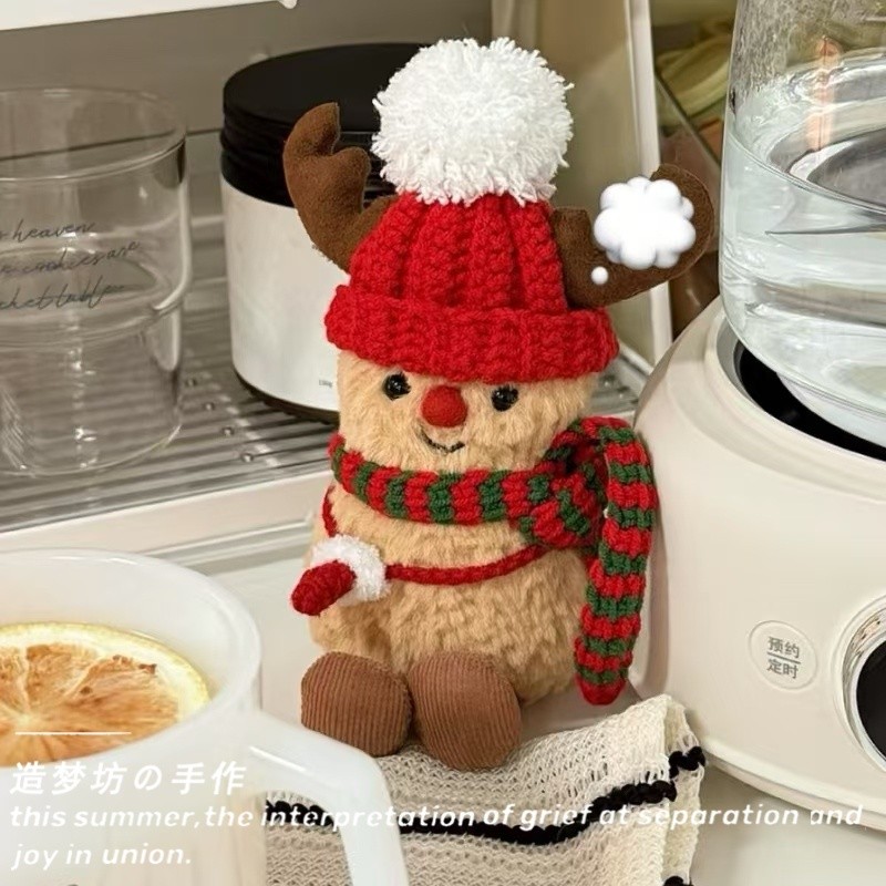 适用于jellycat趣味花生娃衣圣诞婚纱结婚趣味玩偶衣服新年配饰