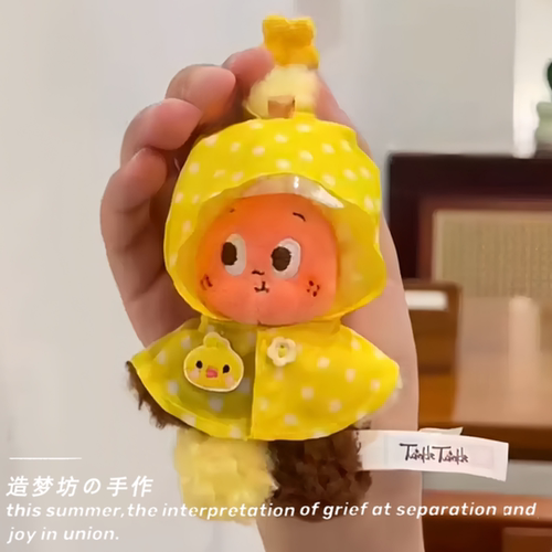 适配星星人雨衣套装娃衣美味时刻系列4代mini现烤小饼干挂件衣服