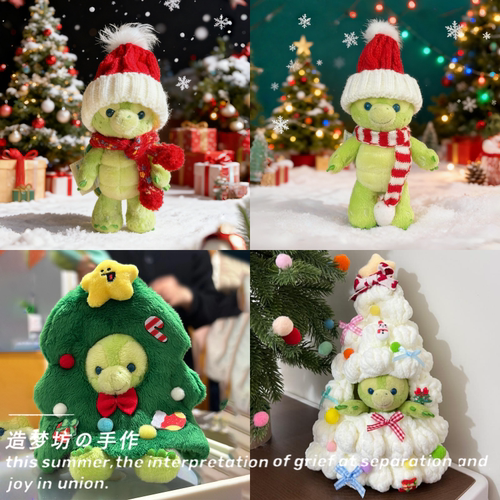 奥乐米拉站坐姿配件olu娃衣小乌龟挂件冰箱贴圣诞节衣服着替服饰