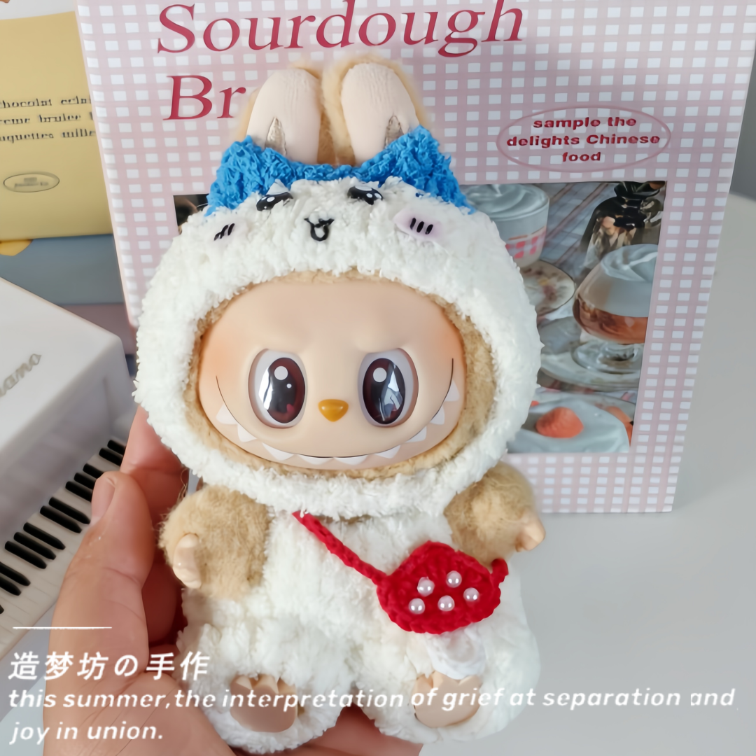 泡泡玛特拉布布衣服二代坐坐派对