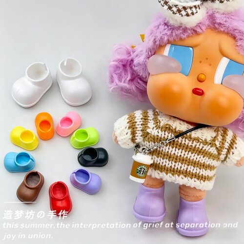 适用CRYBABY哭娃鞋子度假系列咕噜咕噜恋夏一族配件一起冲浪配饰