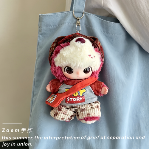 适配泡泡玛特dimoo草莓熊娃衣玩具总动员皮克斯衣服玩偶挂件服装