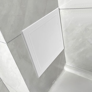 粘贴式 饰盖免打孔自粘abs检查口遮挡盖板 检修口卫生间下水管道装