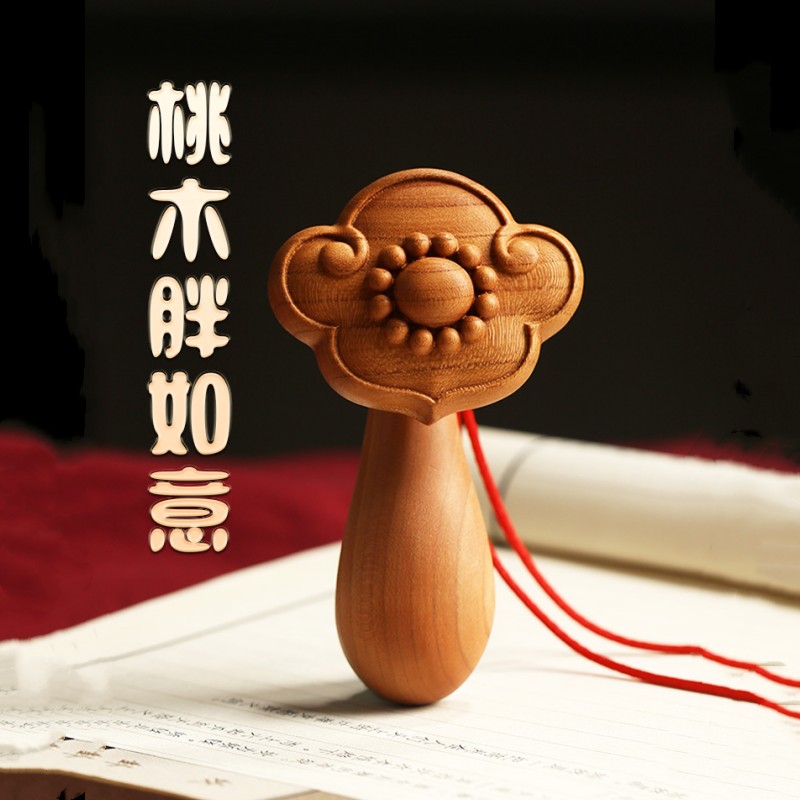 挂件卧室挂件济凯桃木