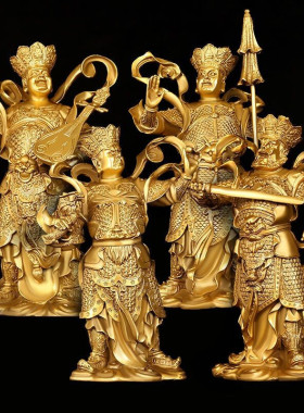 通用济凯黄铜摆件中式