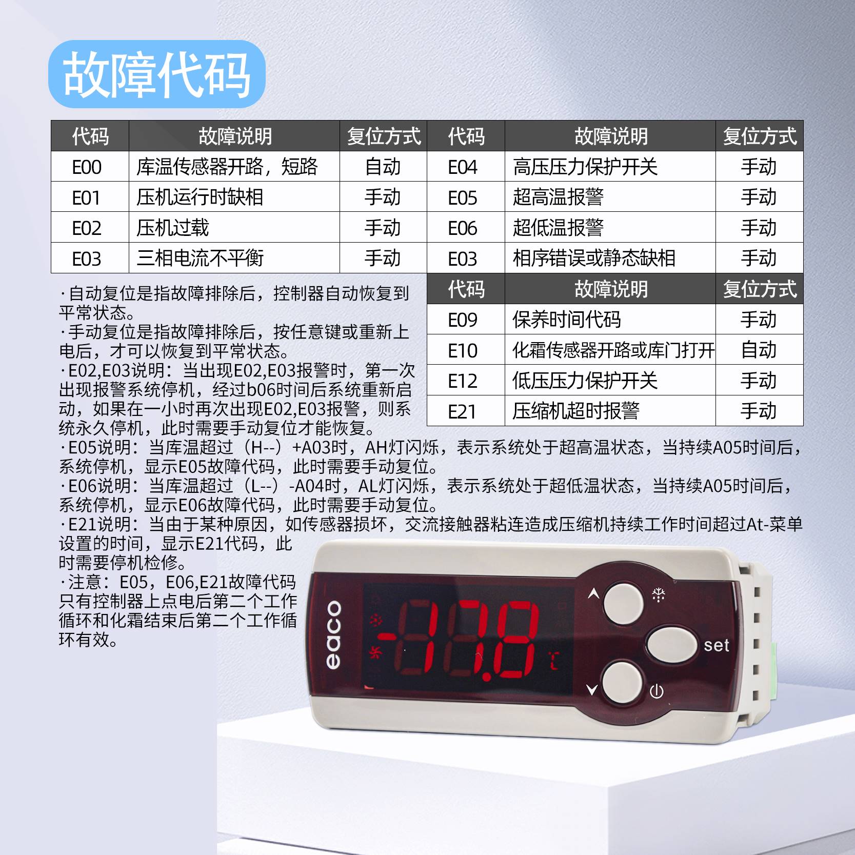 沈阳意控eaco电子温控器N50代替N冻50B/M050/M19C微电脑冷控制器