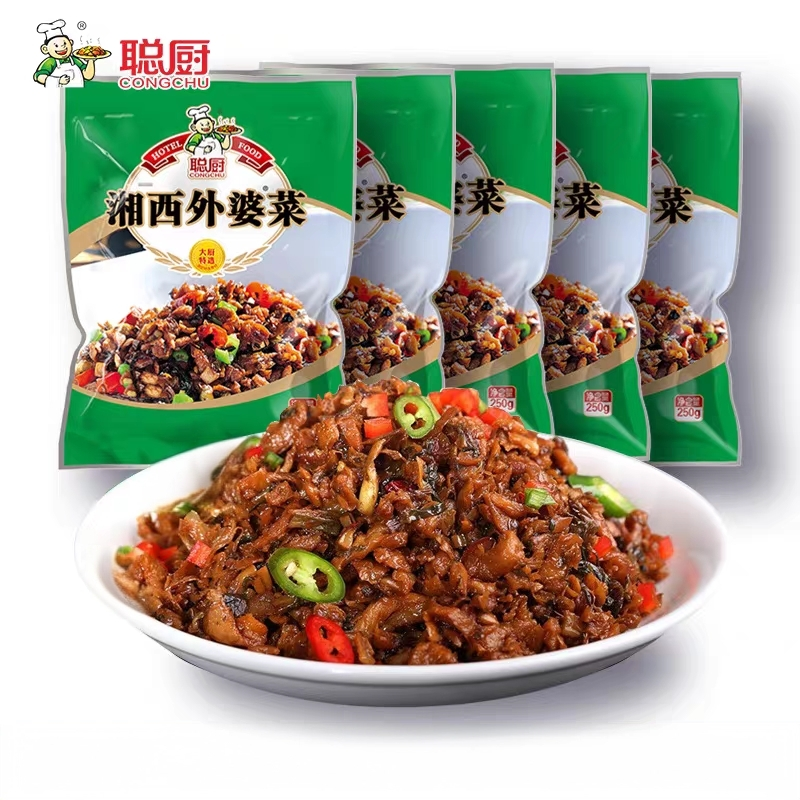 聪厨正宗湘西外婆菜250特产下饭菜辣炒饭专用半成品湖南特色咸菜
