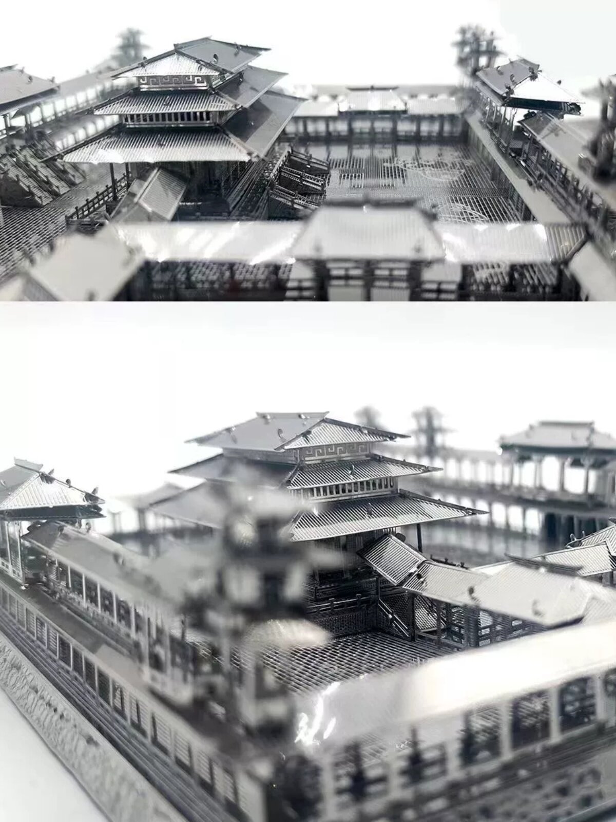WEIYANG PALACE 3D 입체 금속 건물 퍼즐 DIY 수제 교육 조립 모델 장난감 작은 장식품