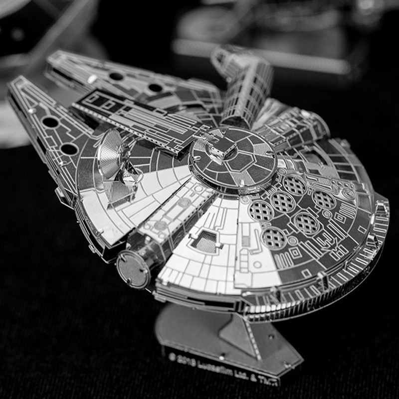 种花家千年隼金属diy拼装模型