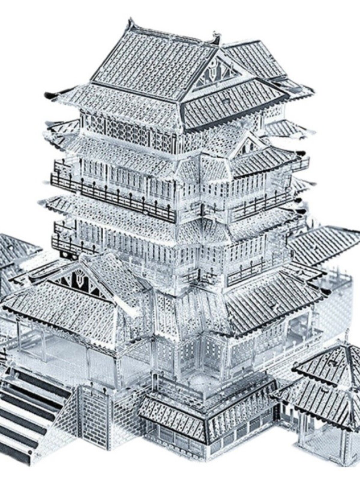 꽃 정원사 성인 어려운 손으로 조립한 퍼즐 입체 3D 모델 대형 고대 건물 소년 퍼즐