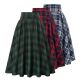 skirt High women高腰格子大摆半身裙 large swing waisted plaid