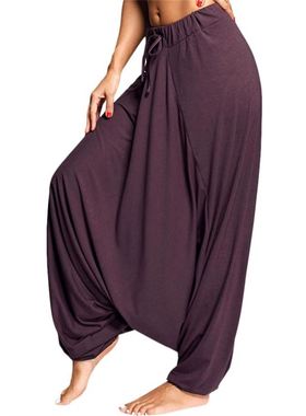 Solid Color Casual Loose Yoga Pants纯色高腰休闲宽松瑜伽裤女