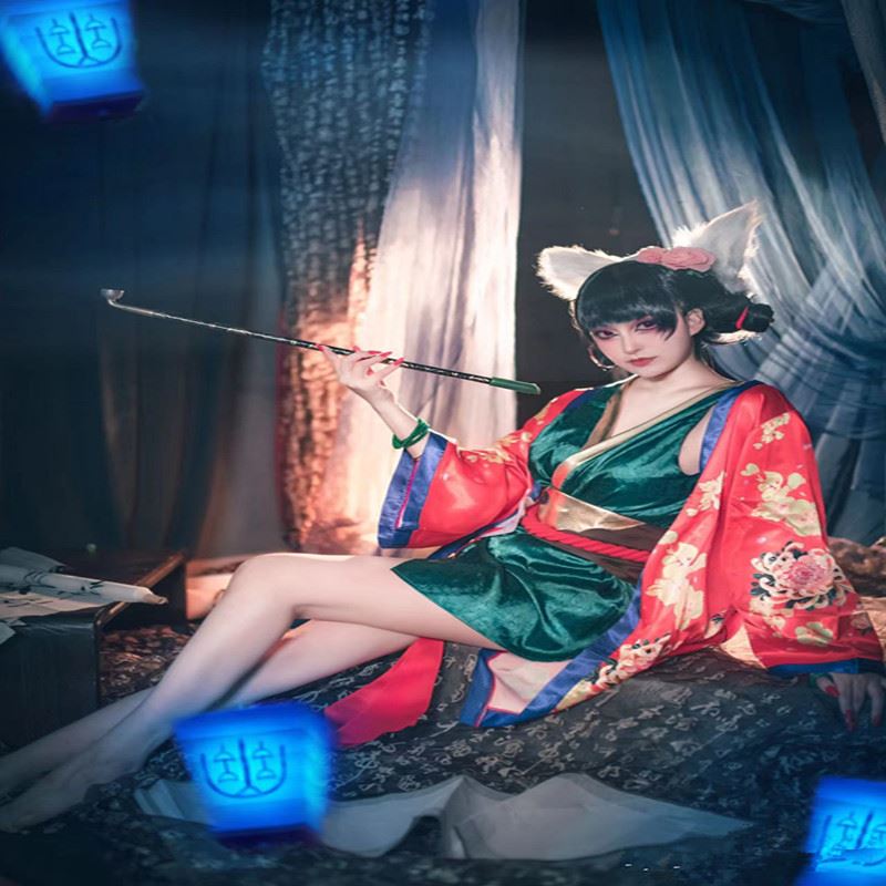 动漫缘起狐妖小狐狸白蛇COS服青宝坊主cosplay女配饰性感少女飘带