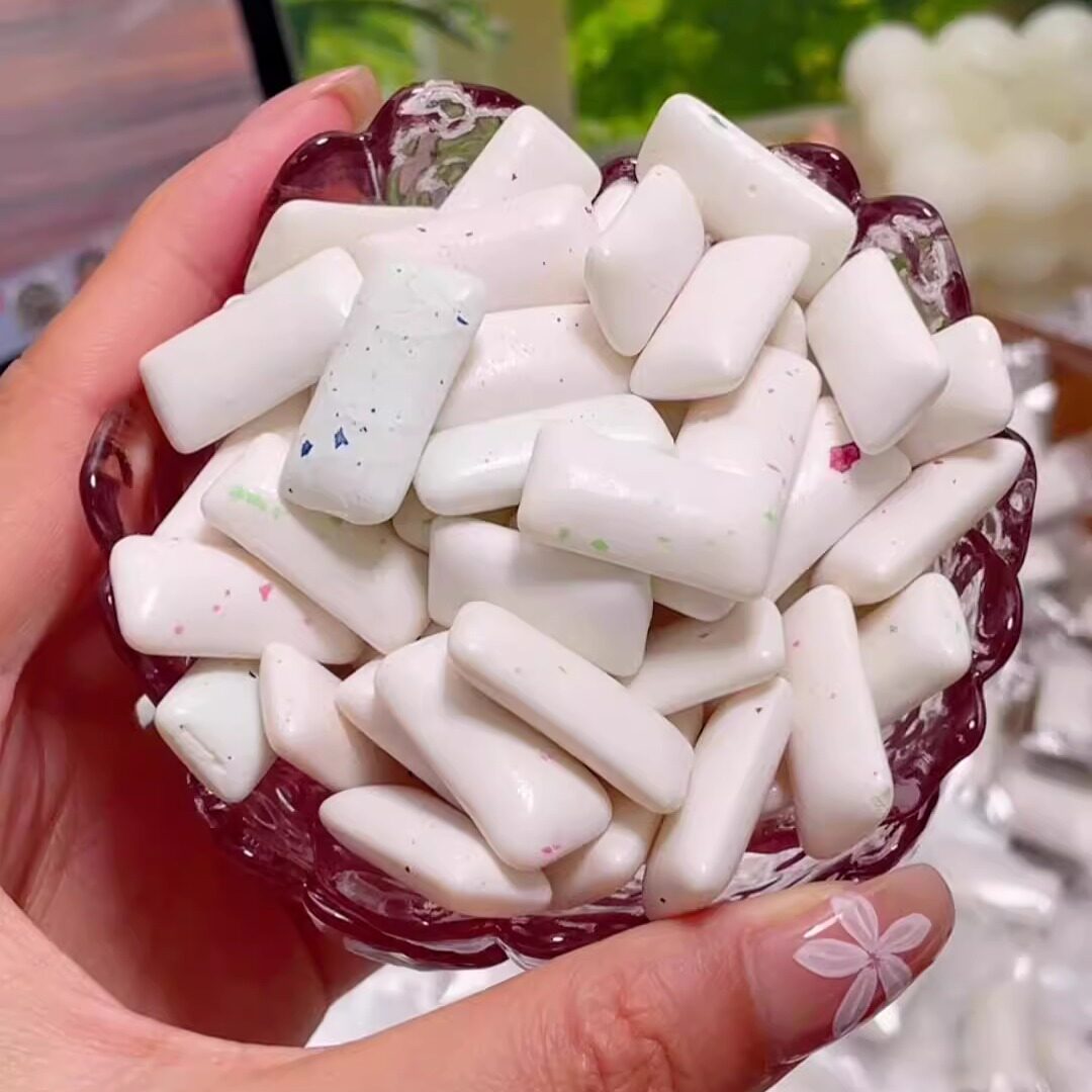 木糖醇散装口香糖薄荷味脆皮软心泡泡糖口气清新饭后小零食阿曼思