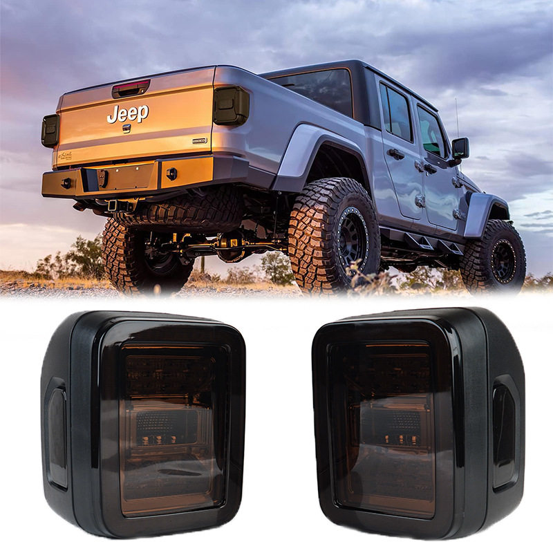 适用于牧马人角斗士19-22年尾灯总成牧马人JT改装LED刹车灯倒车灯