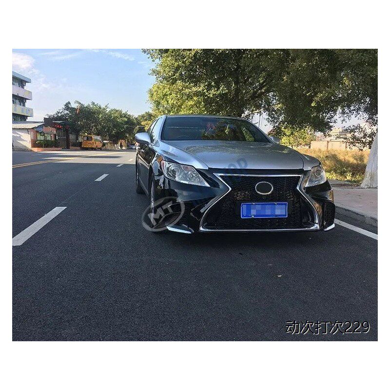 汽车前脸适用于ls460 2012-2015升级2018-2021款雷-克萨斯TRD包围