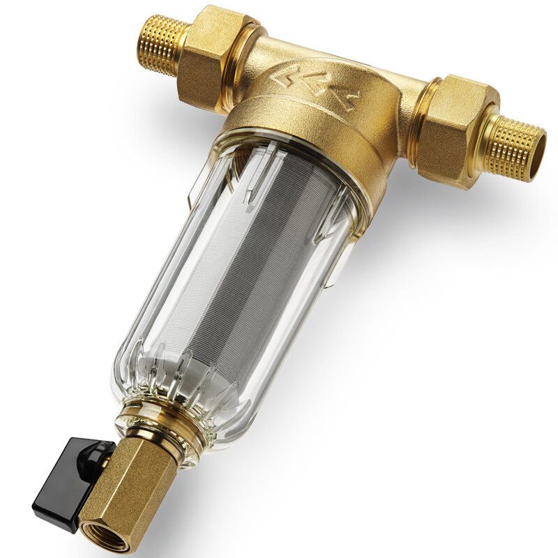安之星AZX-QZ-05铜前置过滤器自来水中央净水器家用反冲洗净水器