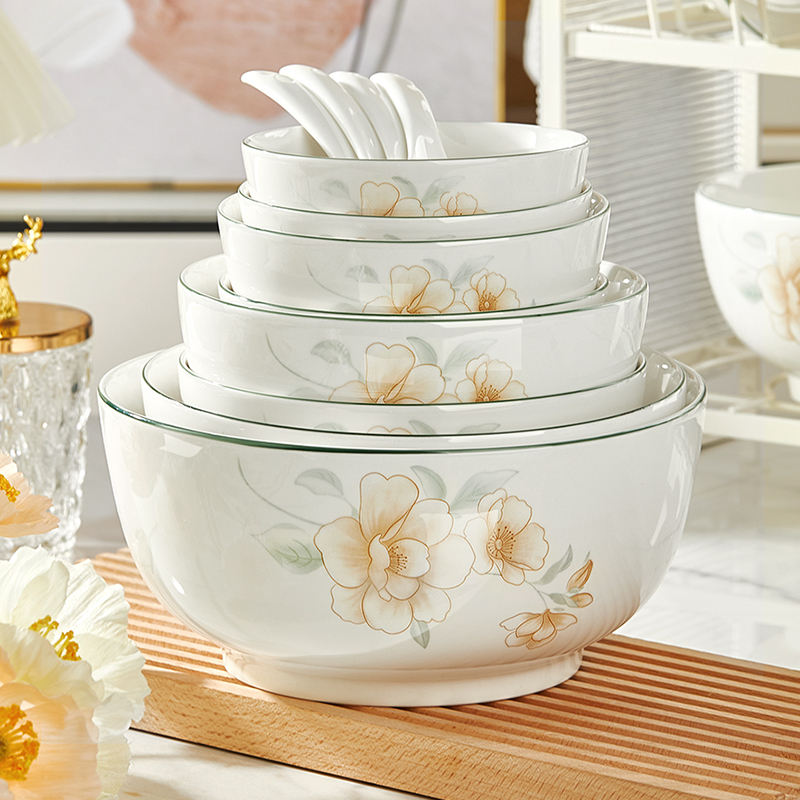 茉阳陶瓷餐具中式碗盘碟勺