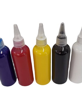 A3白墨打印机L1800柯式烫画涂料墨水 白彩墨水6色100mlPET膜墨水