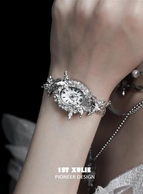 蝴蝶手表手链原创小众设计重工高级感甜酷2025新款手饰