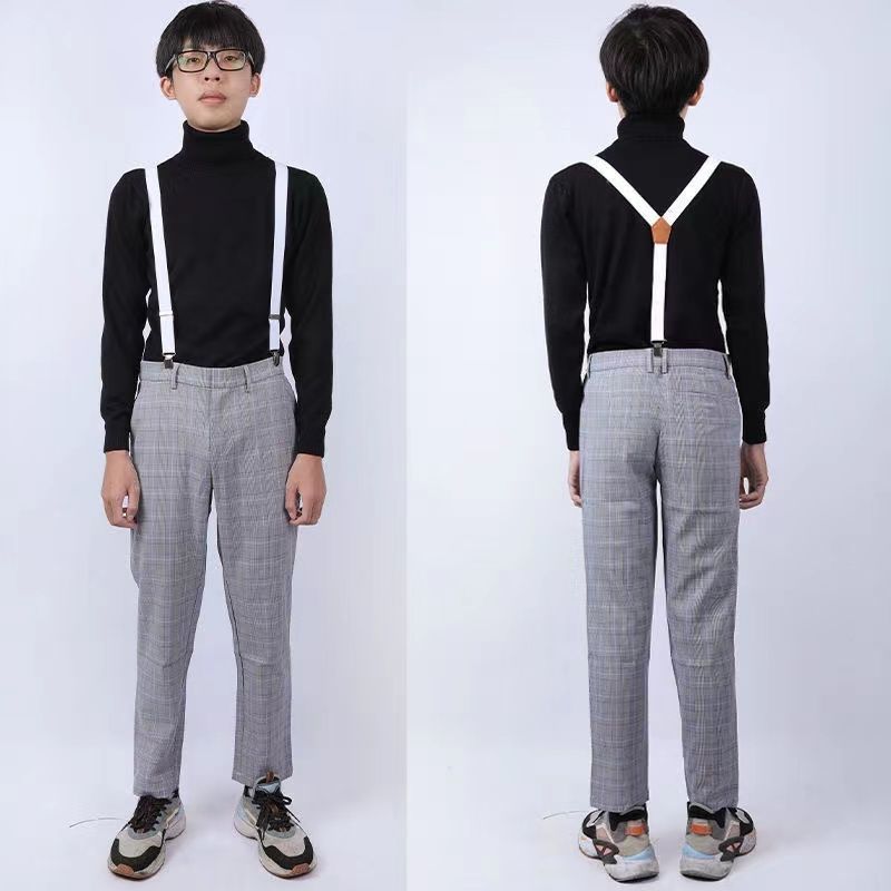 抖音网红蔡徐坤同款背带裤cos衣服2022潮男套装晚会节目表演帅气